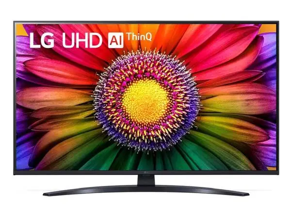 LG  43" 4K UltraHD TV 4K (3840 x 2160), DVB-T2/C/S2, webOS 23 Smart TV, ThinQ AI, a5 AI Processor 4K Gen6 - 43UR81003LJ