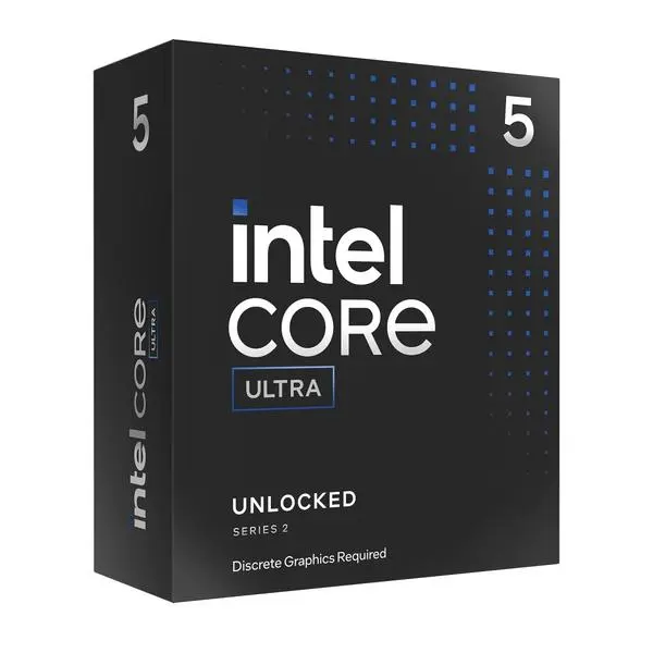 Intel Core Ultra 5 245KF 14C/14T (eC 3.6GHz / pC 4.2GHz / 5.2GHz Boost, 24MB, 125W, LGA1851) - BX80768245KF