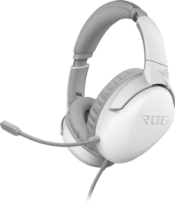 Геймърски слушалки ASUS ROG Strix Go Core Moonlight White - ASUS-HEAD-ROG-GO-CORE-ML