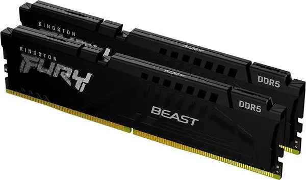 Kingston FURY Beast Black 16GB(2x8GB) DDR5,4800MHz, CL38, KF548C38BBK2-16