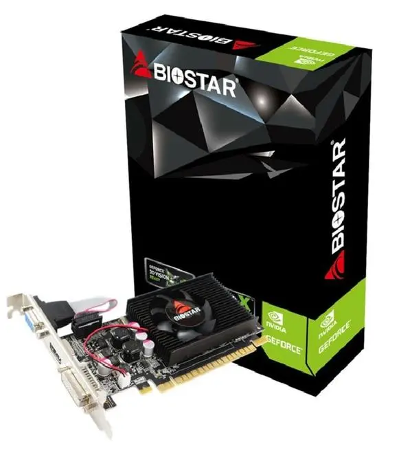 Видео карта BIOSTAR GeForce GT 610, 2GB, SDDR3, 64 bit, DVI-I, D-Sub, HDMI - BIO-VC-N-VN6103THX6