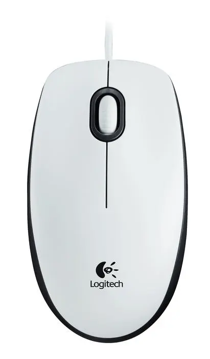 Logitech Mouse M100 White - 910-006764