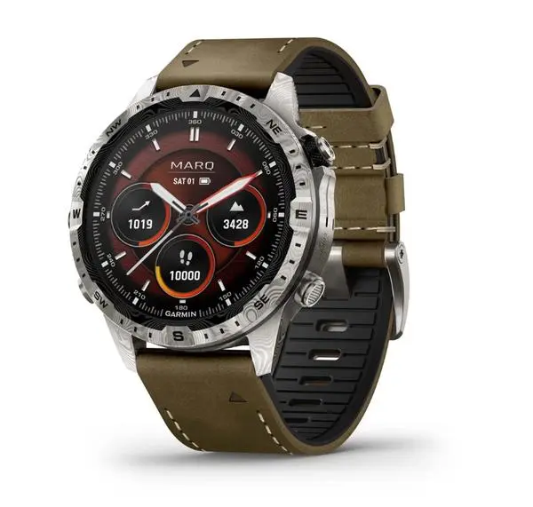 Garmin MARQ Adventurer (Gen 2) - Damascus Steel Edition - 010-03393-31