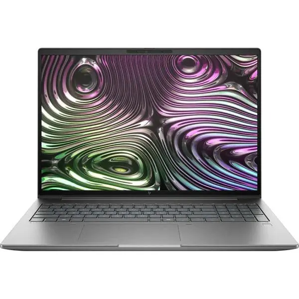 Лаптоп HP ZBook 8 G1i AI (B72WQET)(сребрист), четиринадесетядрен Intel Core Ultra 7 235H 1.8/5.0 GHz, 16" (35.56 cm) WUXGA IPS Anti-Glare Display & RTX PRO 500 6GB, (HDMI), 16GB DDR5, 1TB SSD NVMe, 2x Thunderbolt 4, Windows 11 Pro