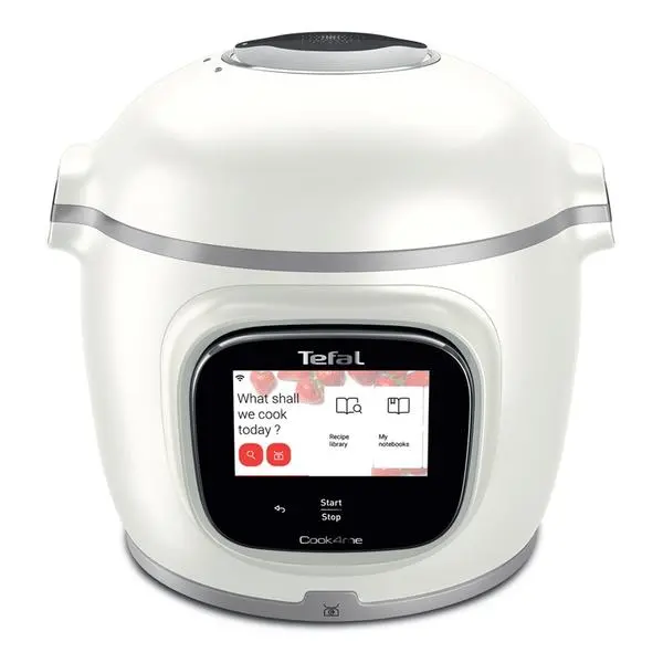 Tefal CY9441F2 Cook4me Connect Touch PRO, white (only RO/BG), integrated scale, wifi connection, 250 recipes embeded, 1600W, 15 cooking modes - CY9441F2