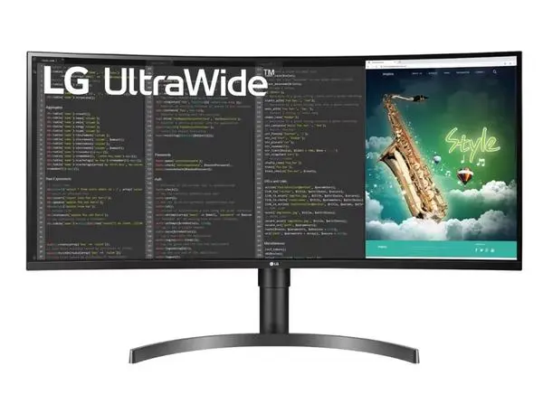 LG  35" 21:9 UltraWide QHD Monitor(3440 x 1440) with HDR 10, AMD FreeSync, 5ms, 100Hz, 300 cd/m2, 2500:1  - 35WN75CP-B