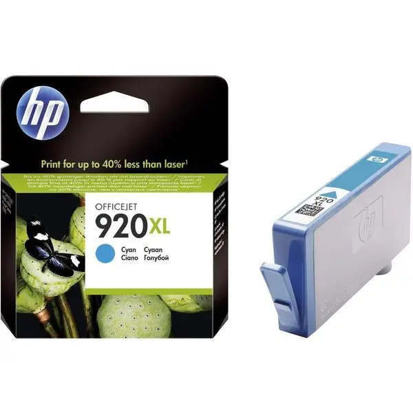 HP 920XL Cyan Officejet Ink Cartridge - CD972AE