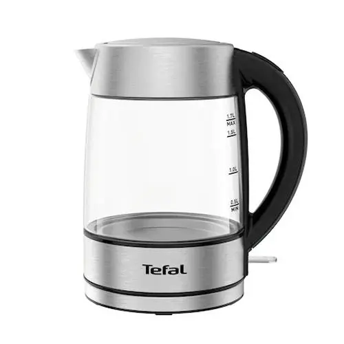 Tefal KI772D38, Kettle GLASS 1.7L INOX EE - KI772D38
