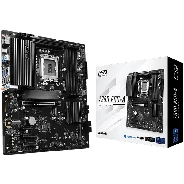 ASROCK Z890 Pro-A ATX LGA1851 DDR5 - Z890 PRO-A