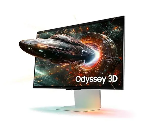Samsung LS27FG900XU 27" Odyssey 3D G90XF 4K 165Hz IPS  16:9 3840 x 2160 Display Port  HDMI USB Hub, Silver - LS27FG900XUXEN