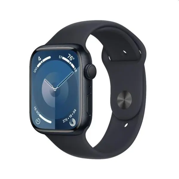 Apple Watch Series 9 GPS 45mm Midnight Aluminium Case with Midnight Sport Band - S/M - MR993QC/A