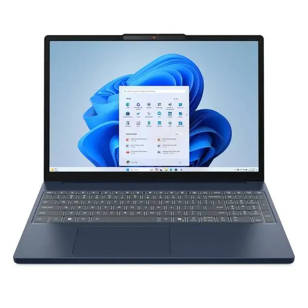 Лаптоп Lenovo IdeaPad Slim 3 15ARP10 (83K700P2RM)(син), шестядрен AMD Ryzen 5 150 3.3/4.5GHz, 15.3" (38.86 cm) WUXGA IPS Anti-glare Display, 16GB DDR5, 1TB SSD M.2, 2x USB 3.2 Gen 1 Type-A, No OS