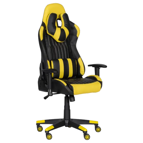 Геймърски стол Carmen 6193 - черен - жълт - 3520194