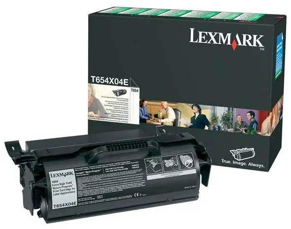 Lexmark T654X04E T/X654, 656, X658 Return Programme 36K Label Application Print Cartridge - T654X04E