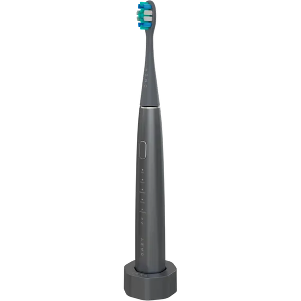 Wireless Tooth Brush, Grey, 3 Brush Heads, 1400mAh, Function: Soft, Clean, Massage - ADB0010G