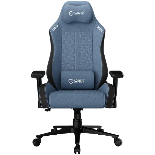 LORGAR CHA41, Ergonomic Gaming Chair Advanced, premium anti-stain fabric, Blue - LRG-CHA41-BL