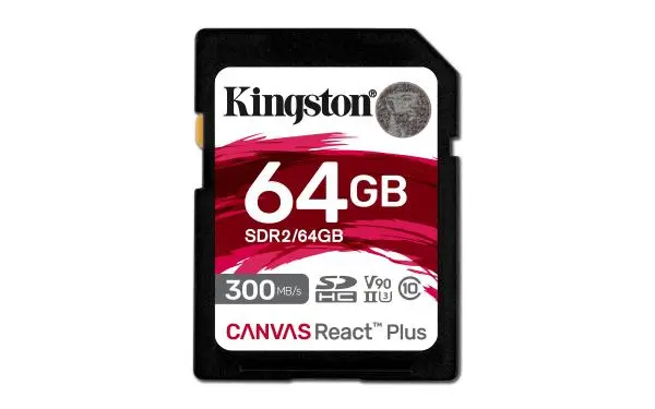 Kingston Canvas React SDXC 64GB, UHS-II, KIN-SDR2-64GB