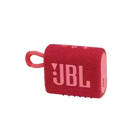 JBL GO 3 RED Portable Waterproof Speaker - JBLGO3RED