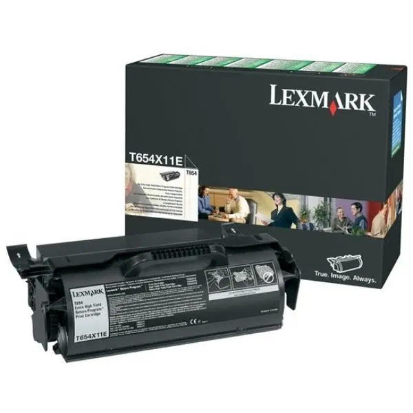Lexmark T654X11E T/X654, 656, X658 Return Programme 36K Print Cartridge - T654X11E