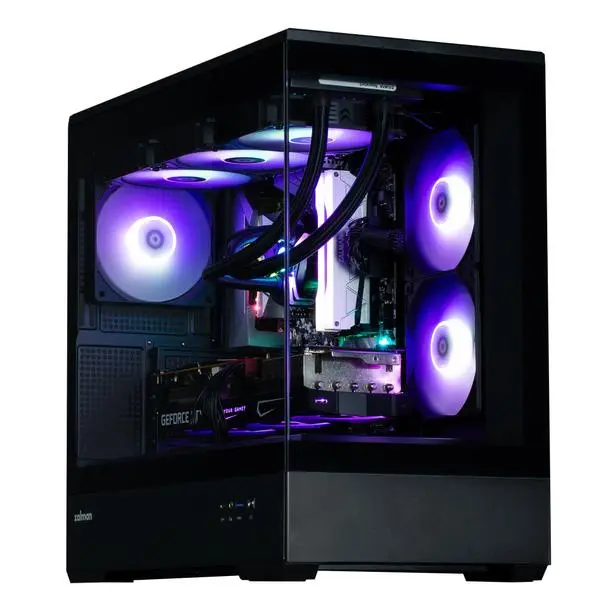 Zalman Zalman кутия Case mATX P30 Black aRGB, Tempered Glass - ZM-P30-BK