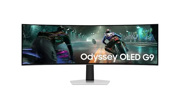 Samsung LS49DG910, 49" Odyssey G9 GAMING, Curved OLED, 1800R, 240Hz, Smart. 32:9, 5120 x 1440, Display Port  - LS49DG910SUXEN