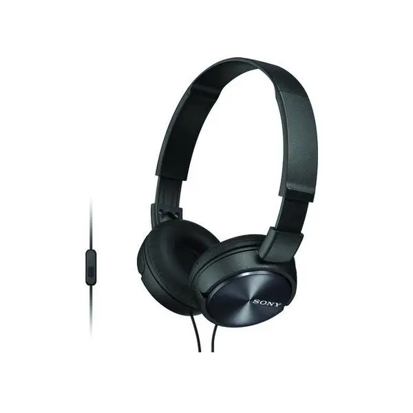 Sony Headset MDR-ZX310AP Black - MDRZX310APB.CE7: Насладете се на висококачествен звук с мощни баси