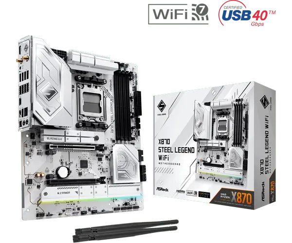 Дънна платка ASROCK X870 STEEL LEGEND WIFI (70308)