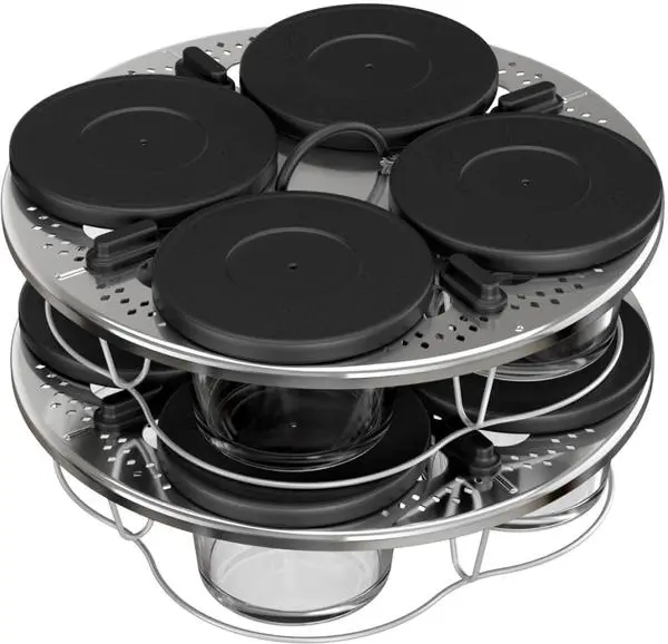Tefal XA6140E0 8 glass jars with lids for Cook4me - XA6140E0