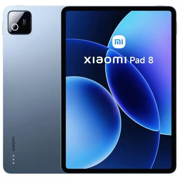 Таблет Xiaomi Pad 8 (син)(разопакован продукт), 11.2" (28.44cm) IPS 144Hz дисплей, осемядрен Snapdragon 8s Gen 4 3.21GHz, 8GB RAM, 128GB Flash памет, 13 & 8 Mpix камери, Android, 485g