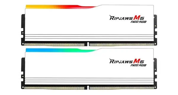 G.SKILL Ripjaws M5 Neo RGB White 32GB(2x16GB) DDR5-6000 -  F5-6000J3648D16GX2-RM5NRW