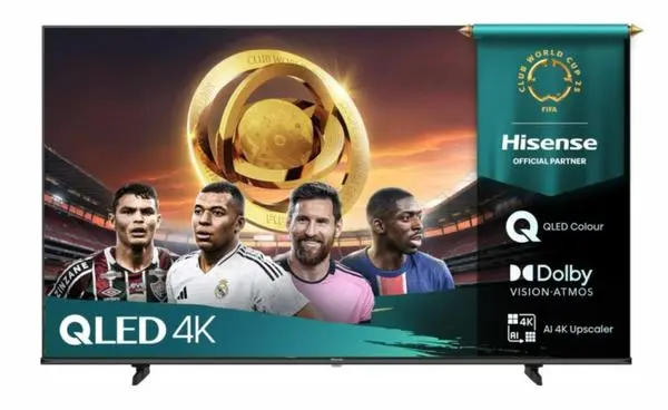 Hisense 65" E7Q, 4K Ultra HD 3840x2160, QLED, Quantum Dot, HDR 10+, HLG, Dolby Vision, DTS Virtual X - 65E7Q