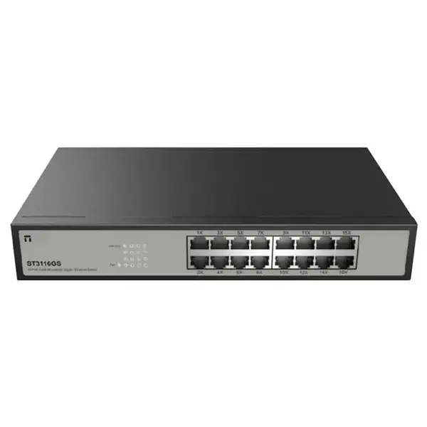 Stonet 16 Ports 10/100/1000Mbps Gigabit SOHO Switch ST3116GS