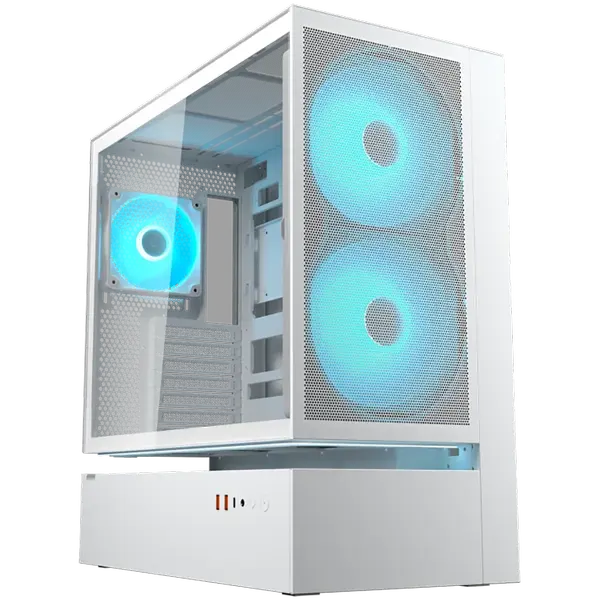 COUGAR CFV235 Mesh PC Case, Mid Tower, White - CGR-2DA4W-M