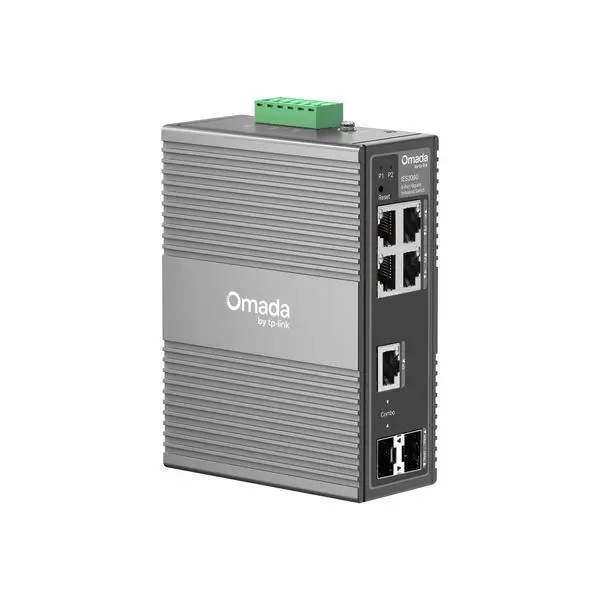 6-портов гигабитов индустриален лесно управляем комутатор TP-Link Omada IES206G (v)