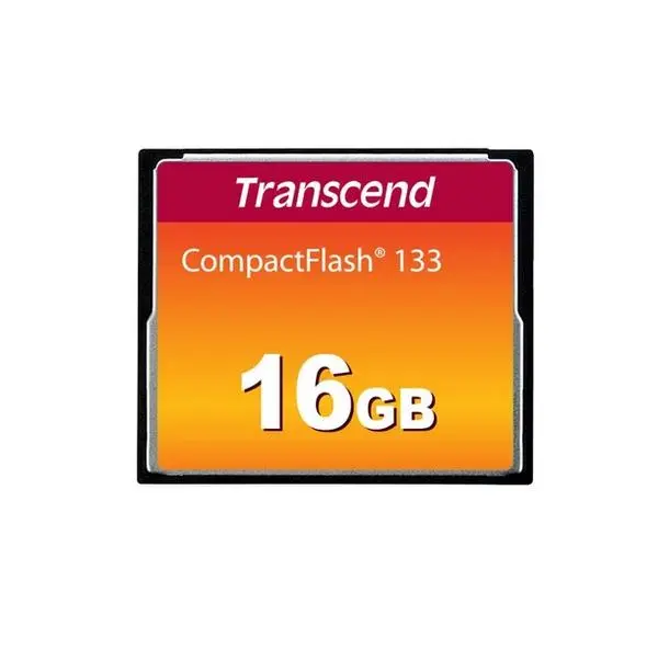 Transcend 16GB, CF Card, MLC, 133X - TS16GCF133