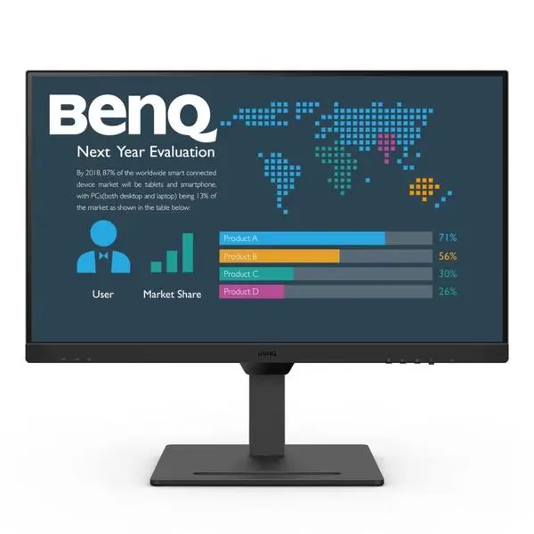 BenQ BL2790QT 27" IPS, 5ms, QHD 2560x1440, 75Hz, 99% sRGB, Eye Reminder, Flicker-free, LBL, B.I. Gen2 - 9H.LLLLA.TPE