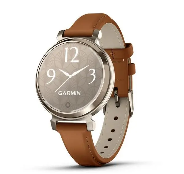 Garmin Lily 2 - Classic - Cream Gold с Tan кожена каишка - 010-02839-02