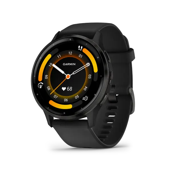 Garmin Venu 3 - Venu 3 Slate безел с Black корпус и силиконова каишка - 010-02784-01