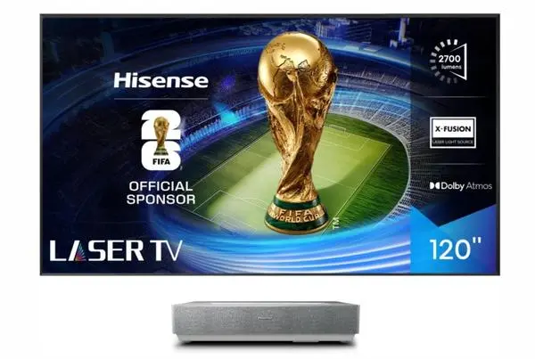 Hisense 120"  4K Ultra HD 3840x2160, Laser TV, Smart, Vidaa, Black - - 120L5ND