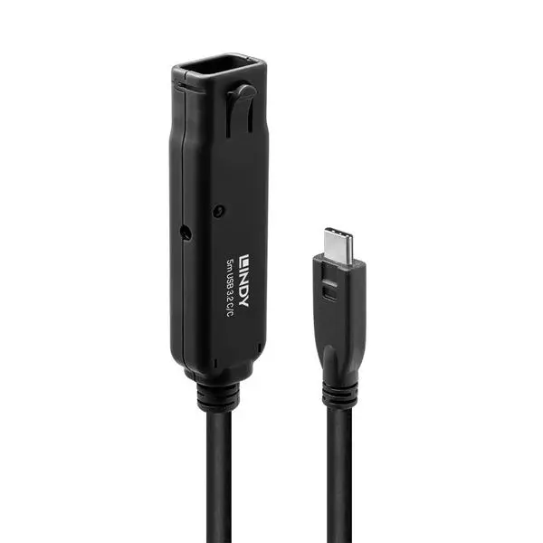 LINDY USB 3.2 10Gbps C/C активен удължител, 5.0 м - LNY-43405