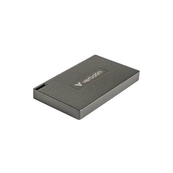 Памет SSD 1TB, Verbatim Metal Mini, USB 3.2 Gen 2x2 Type-C, външна, скорост на четене до 2000MB/s, скорост на запис до 1750MB/s