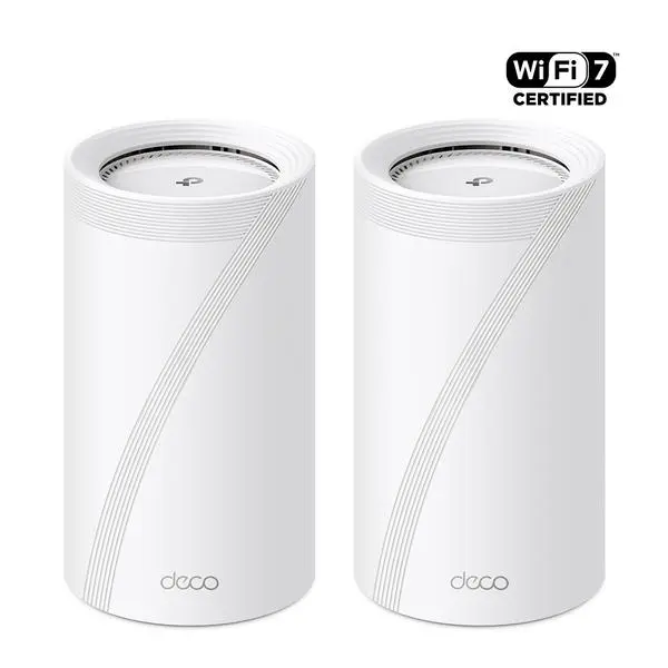 Безжична Wi-fi 7 Mesh система TP-Link Deco BE85(2-pack) BE19000