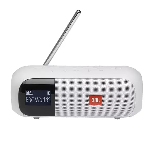JBL Tuner 2 WHT portable radio with bluetooth - JBLTUNER2WHT